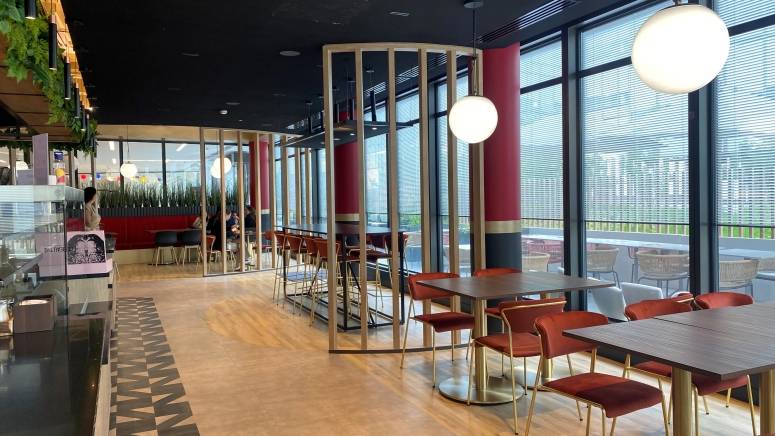 Cafétéria du siège social de Lidl France