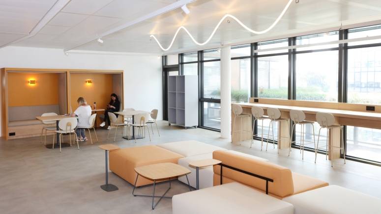 Salle de pause au siège social de Lidl